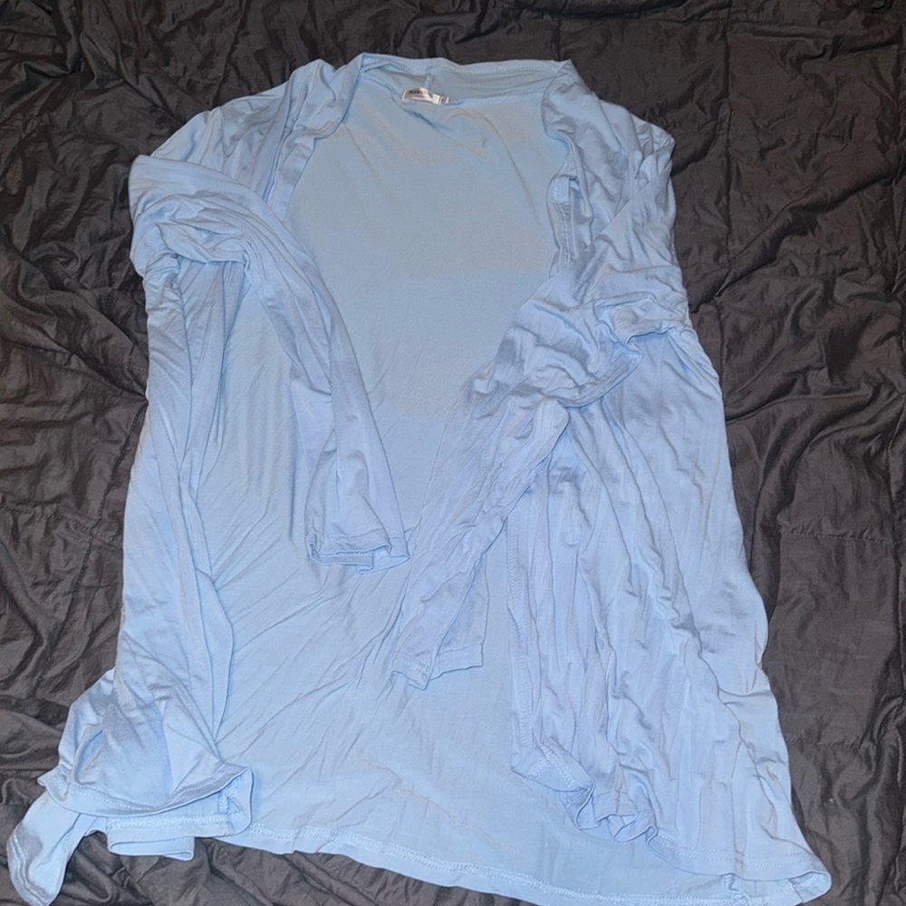 Baby blue cardigan
